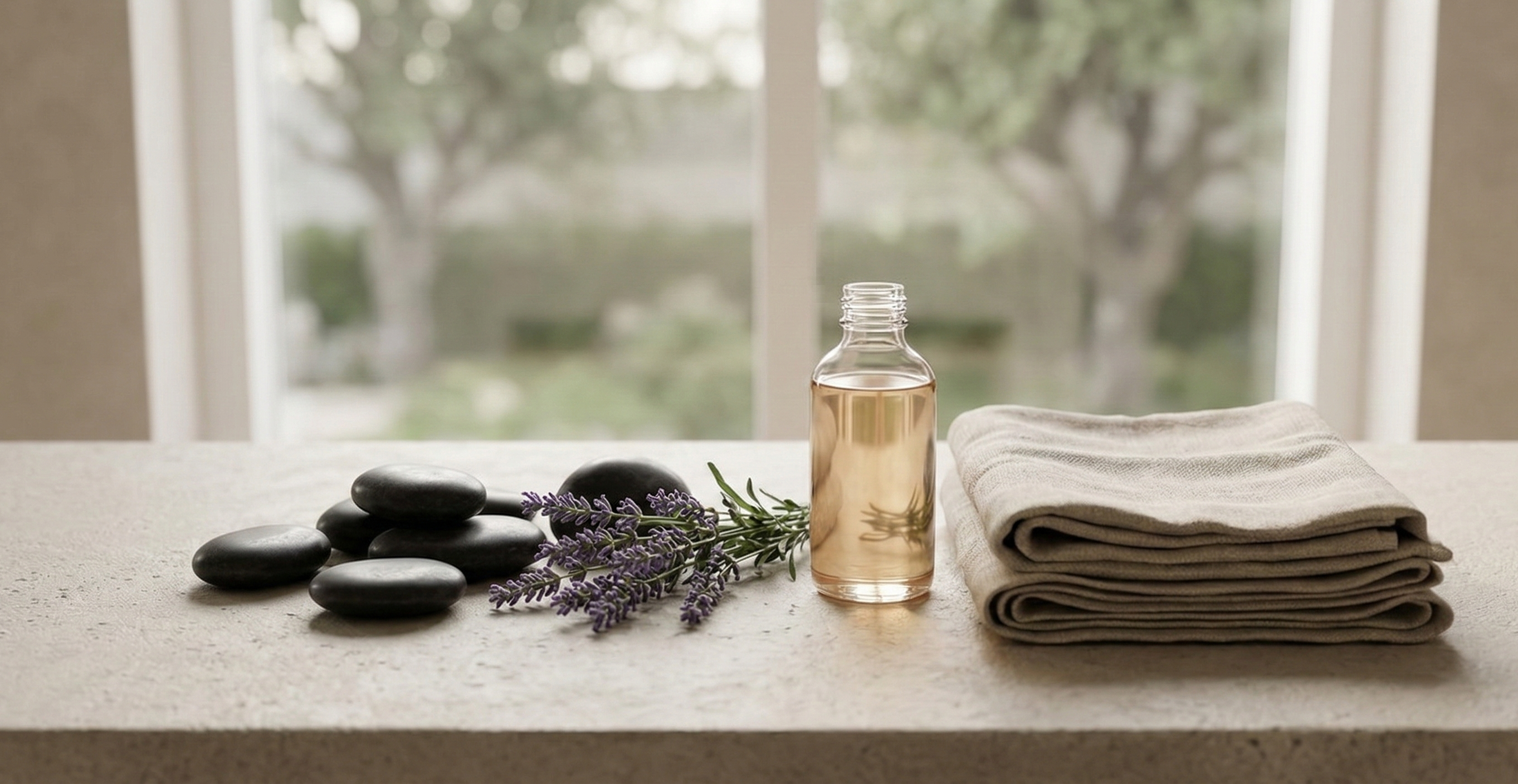 Giv din krop en pause med varmen fra de vulkanske sten.